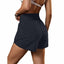 High Waist Shorts with Mesh Liner